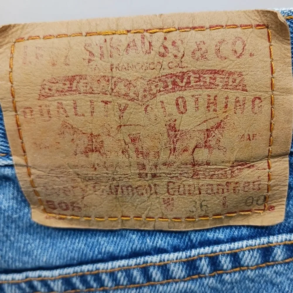 Levi's 505 Men's 36 (see measurements) Denim Shorts. Blue.